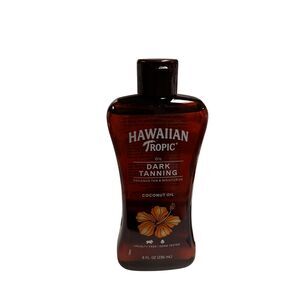Hawaiian Tropic Dark Tanning Oil Coconut Oil 8 oz NEW